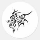 Recherche de tatouage dragon autocollants Noir