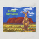 Recherche de kangourou et joey cartes postales Pour enfants