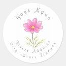 Recherche de fleurs de cosmos autocollants Vert