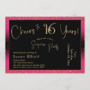 Recherche de rose 16ans anniversaire invitations Glacer