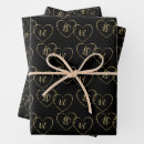 Recherche de coeurs noirs papier cadeau Pour eux
