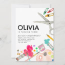 Recherche de partie de peinture invitations Fête d'anniversaire