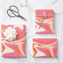 Suche nach orange und rosa geschenkpapier Retro