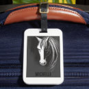 Suche nach weißes pferd gepäckanhänger Abstrakt