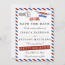 Suche nach luftpost save the date Vintag