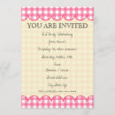 Recherche de guingan invitations Rose
