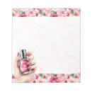 Recherche de ongle blocsnotes Rose