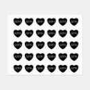 Recherche de coeur brillant autocollants Vacances