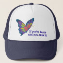 Recherche de papillon bleu casquettes Ailes