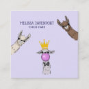 Suche nach lama visitenkarten Alpaka