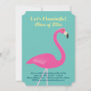 Recherche de luau graduation invitations Flamingo