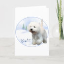 Recherche de westie christmas vœux cartes Terrier