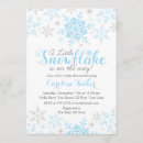 Recherche de flocons de neige bleus invitations Hiver