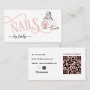 Recherche de manucure cartes visite Code qr