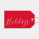 Suche nach happy holidays geschenkanhänger Typografie