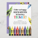 Recherche de crayons invitations Pour enfants