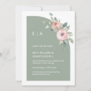Recherche de monogram bridal shower invitations Rose