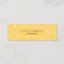 Recherche de jaune pâle cartes visite Simple