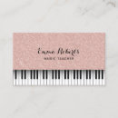 Suche nach music teacher visitenkarten Elegant