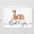 Recherche de deer remerciements cartes Aquarelle
