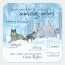 Recherche de loups blancs autocollants Neige