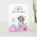 Recherche de chien papillon vœux cartes Chiot