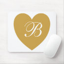 Recherche de cœur tapis souris Monogramme