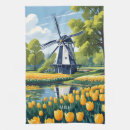 Suche nach windmühle geschirr tücher Landschaft