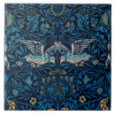 Recherche de dessin oiseaux carreaux William morris