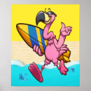 Suche nach strand cartoon poster Flamingo