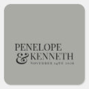 Recherche de gris mariage autocollants Élégant