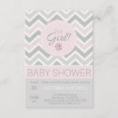 Recherche de chevrons gris invitations Rose