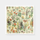 Recherche de motif floral serviettes Botanique