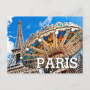 Recherche de carrousel paris cartes postales Tour eiffel