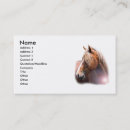 Recherche de tête de cheval cartes visite Équin