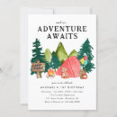 Recherche de tente camping invitations Aquarelle