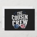 Recherche de famille de 4 invitations Patriotique