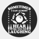 Recherche de funny bowling autocollants Bowler