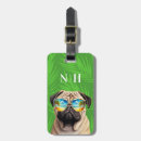 Recherche de pug bagages étiquettes Drôle