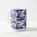 Suche nach toile de jouy tassen Blau