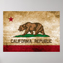 Recherche de drapeau de la californie posters Voyage