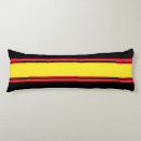 Recherche de rouge jaune coussins Rayures