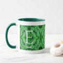 Recherche de fougère tasses Monogramme