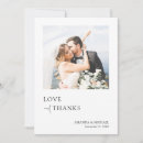 Recherche de love and thanks mariage remerciements cartes Simple