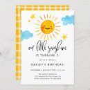 Recherche de little sunshine anniversaire invitations Jaune