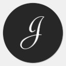 Suche nach j monogramm aufkleber Schwarz