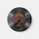 Recherche de vinyle refrigérateur magnets Noir
