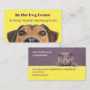 Recherche de pet services cartes visite Chat