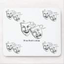 Suche nach komödie und tragödie mousepads Drama