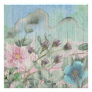 Recherche de fleurs en aquarelle posters Printemps